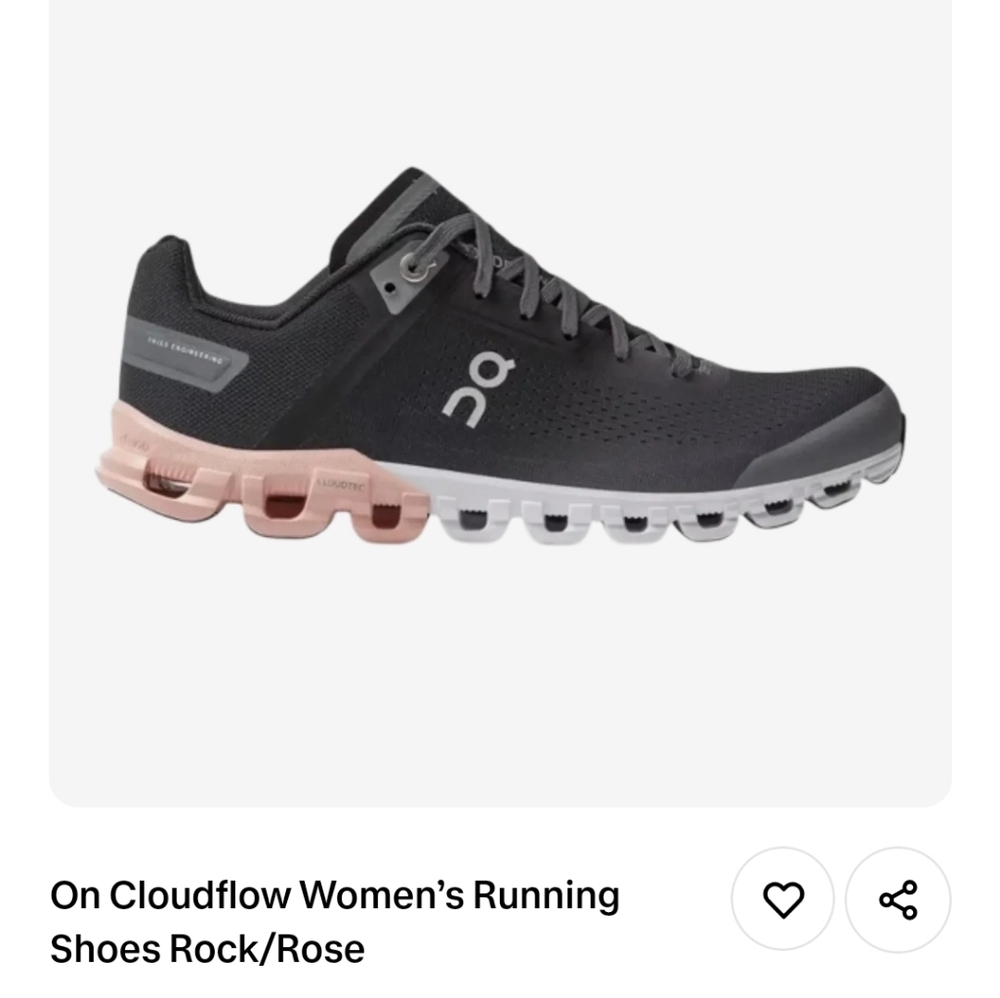 On  Cloud Running Cloudflow Women's Running Shoes - Rock Rose 10.5